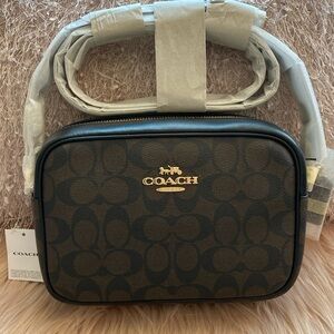 NWT Coach Jamie Camera Bag In Signature Canvas